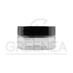 Банка "Арника" 25 мл (прозрачная) 48 Bericap с винтовой крышкой (черная)