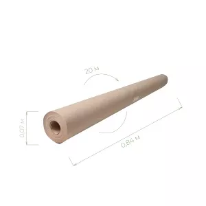 Упаковочная бумага 20х0,84 м (коричневая) 80г/м² в интернет-магазине Greenea