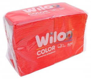 Салфетки бумажные Willoо "БигПак" 400л., красный в интернет-магазине Greenea