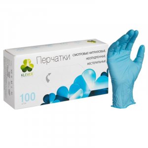 Перчатки смотровые нитриловые M "KLEVER" (50 пар) в интернет-магазине Greenea