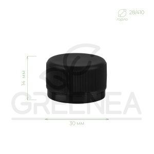 Крышка винтовая 28/410 (черная) КПВ в интернет-магазине Greenea