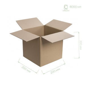 Коробка 200x200x200 Т23 в интернет-магазине Greenea