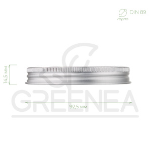 Крышка винтовая алюминиевая 89 мм (серебряная) в интернет-магазине Greenea