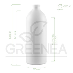 Флакон "Сакура" 500 мл (белый) 24/410 в интернет-магазине Greenea
