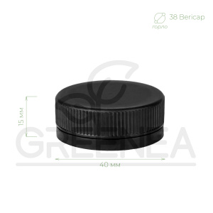 Крышка винтовая 38 Bericap (черная) КПВ в интернет-магазине Greenea