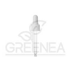 Пипетка 18/410 для флакона 100 мл (белая, ребристая)