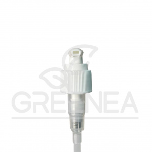 Дозатор для мыла 24/410 (белый, узкий, ребристый) в интернет-магазине Greenea