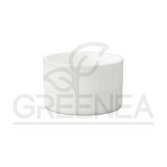 Крышка винтовая 24/410 (белая, ребристая)