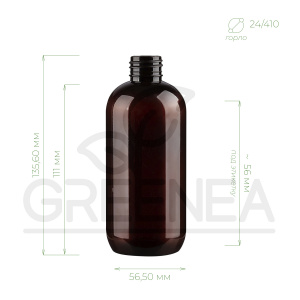 Флакон "Белла" 250 мл (коричневый) 24/410, тип 2 в интернет-магазине Greenea
