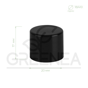 Крышка винтовая 18/410 (черная) в интернет-магазине Greenea